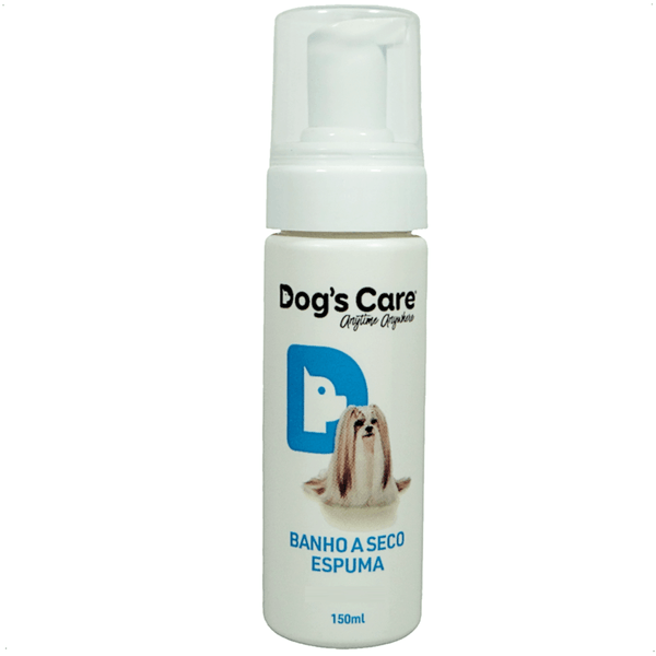 BANHO A SECO ESPUMA DOGS CARE 150ML PARA CÃES E GATOS